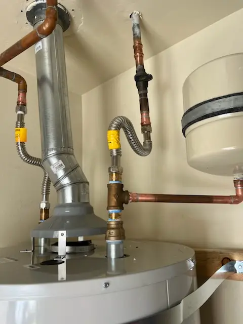 Water heater installation and plumbing repair in Fraser